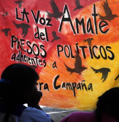 Incontro nel penintenziario de Los Llanos con i prigionieri politici del Chiapas