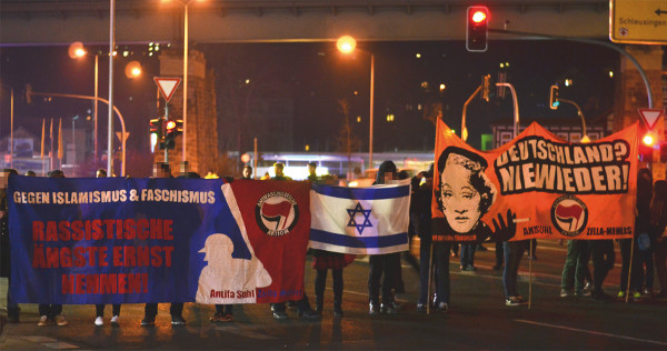 Antifa-Protest gegen SÜGIDA