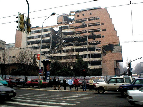 Zerbombtes Belgrad