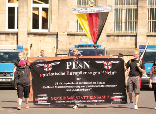 Naziaufmarsch in Meiningen