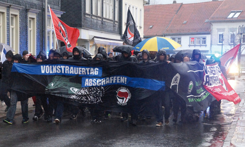 Antifa-Demo am 15. November 2015 in Friedrichroda