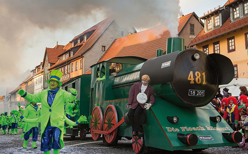 Rassistenkarnevall in Wasungen