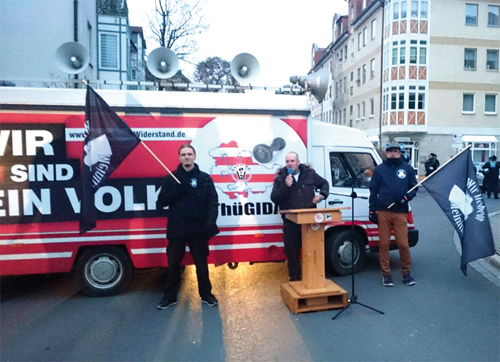Naziaufmarsch am 26. November 2016 in Meiningen