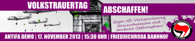 Volkstrauertag abschaffen!