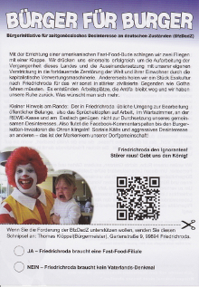 Flugblatt hinten