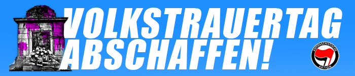 Volkstrauertag abschaffen!