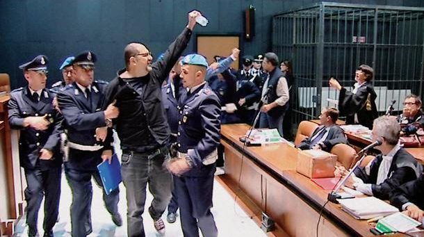 Genova - processo ai due anarchici accusati del ferimento del manager Ansaldo, Adinolfi