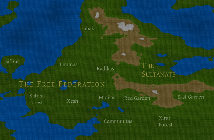 Map of the Free Federation