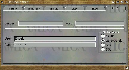 preferences tab