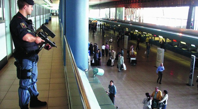 UOMO MORTO DURANTE CONTROLLO DELLA POLARIA A MALPENSA