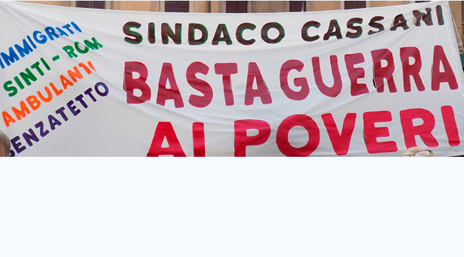 GALLARATE CONTRO LA GUERRA AI POVERI