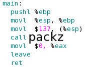 packz's logo