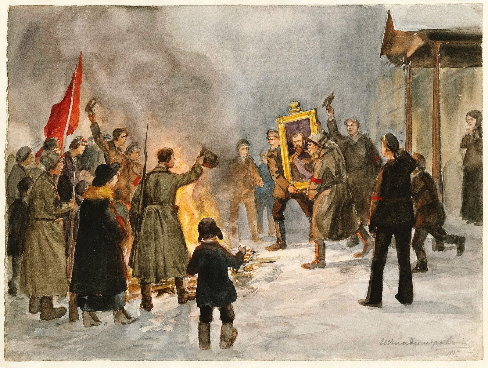 Революция 1917 в новосибирске