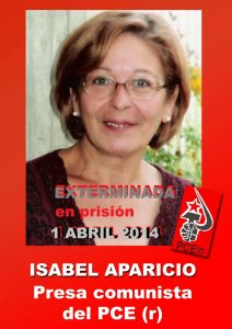 Isabel Aparicio - PCE(r)