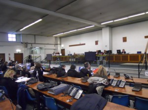 Processo ai No Tav. Sfilano i celerini