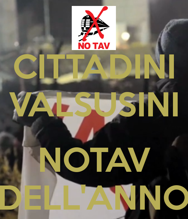 NO TAV dell’anno – premiazione a Susa