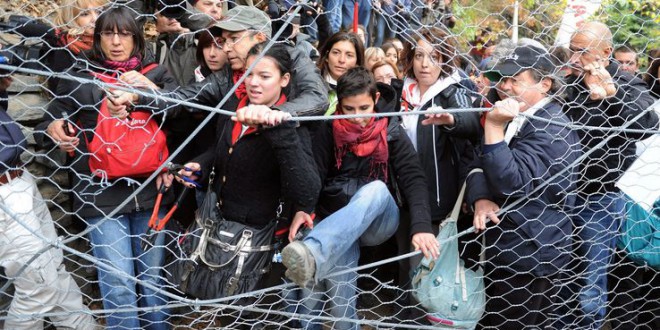 I PM con l’elmetto indagano Cremaschi per il taglio delle reti