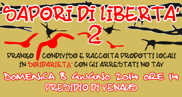 8/6 Venaus secondo appuntamento “Sapori di libertà”