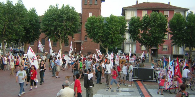 17-7-2014. AVIGLIANA: parte la MARCIA NO TAV