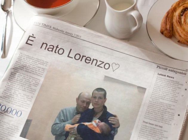 E’ no tav il primo nato in Val di Susa. Benvenuto Lorenzo!