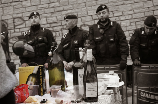 Oggi alle 18,30 merenda sinora alla centrale di Chiomonte