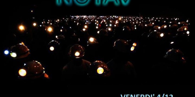 Venerdì 4 Dicembre, passeggiata notturna al cantiere