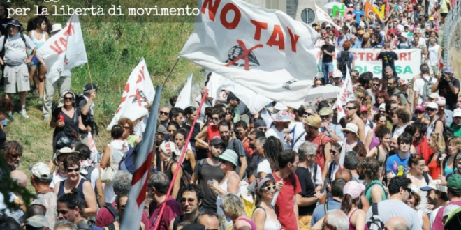 8 luglio. Passeggiata per la libertà di movimento