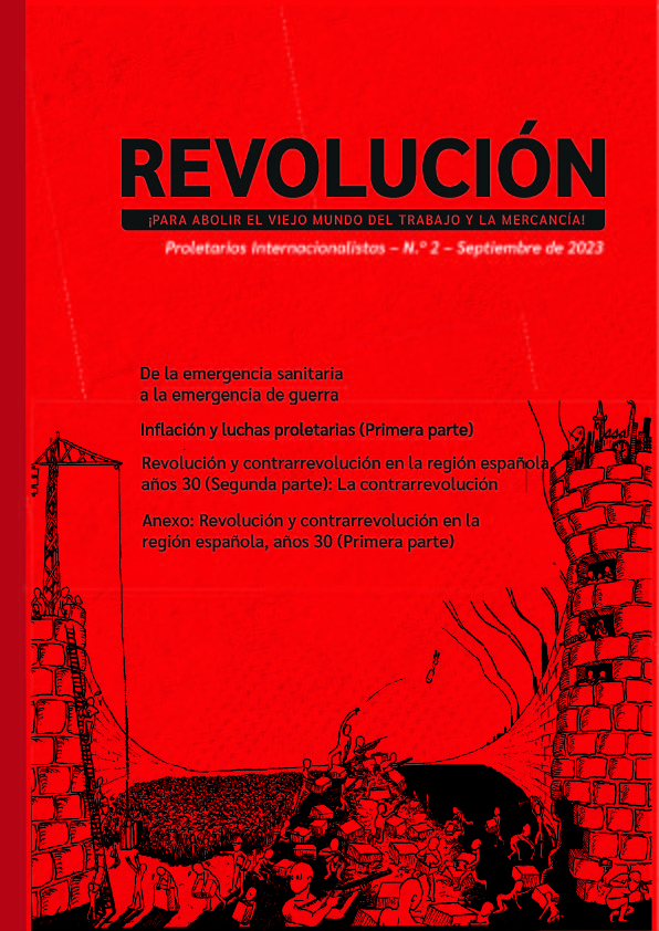Recibido.[Proletarios internacionalistas] Revista Revolución nº2 Portada